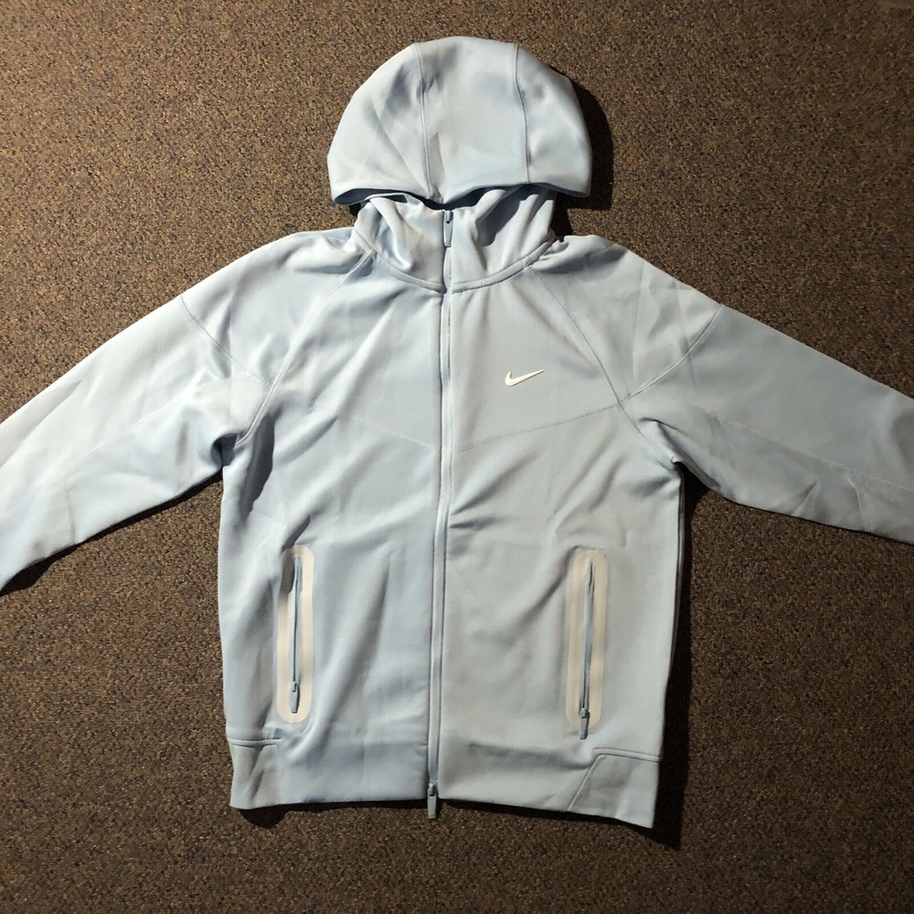 nocta tech fleece blue hoodie