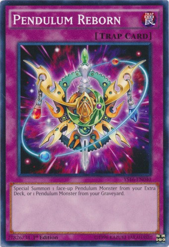 Pendulum Reborn YS16-EN040 Common 1st Edition Near Mint Yugioh Card