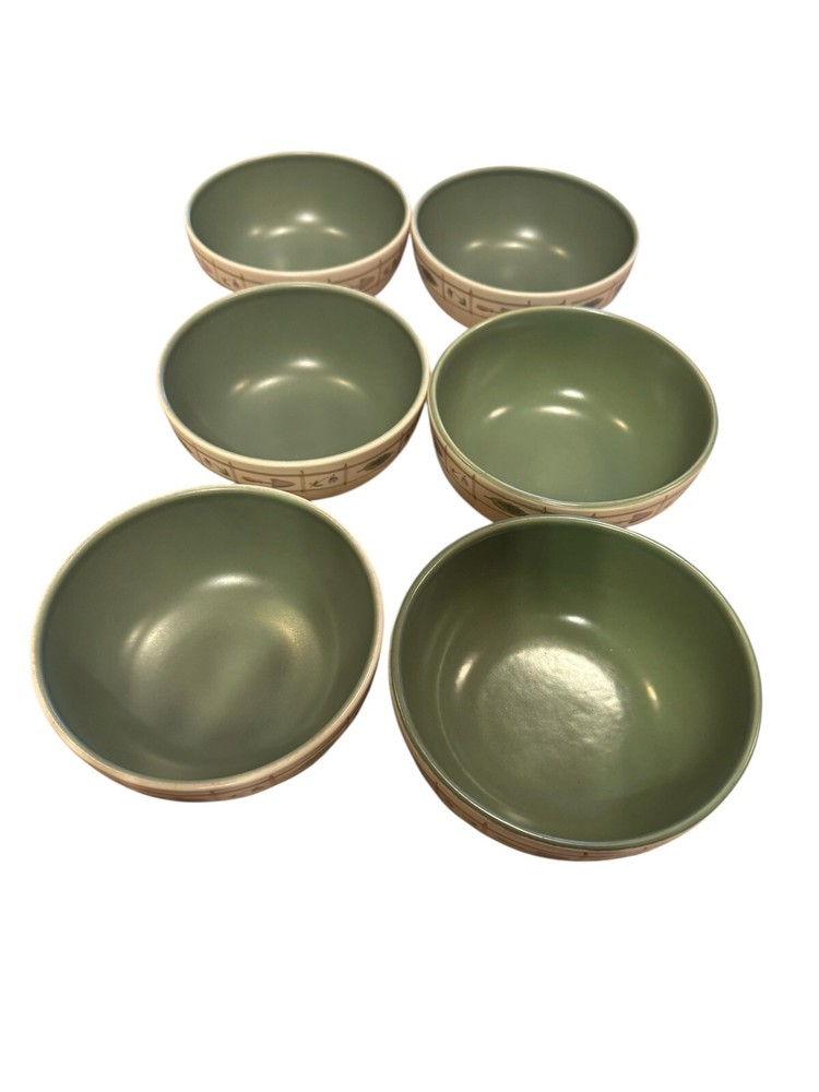 Pfaltzgraff Flower Garden 6 Perennials Soup Bowls with Bonus Berry Bowl