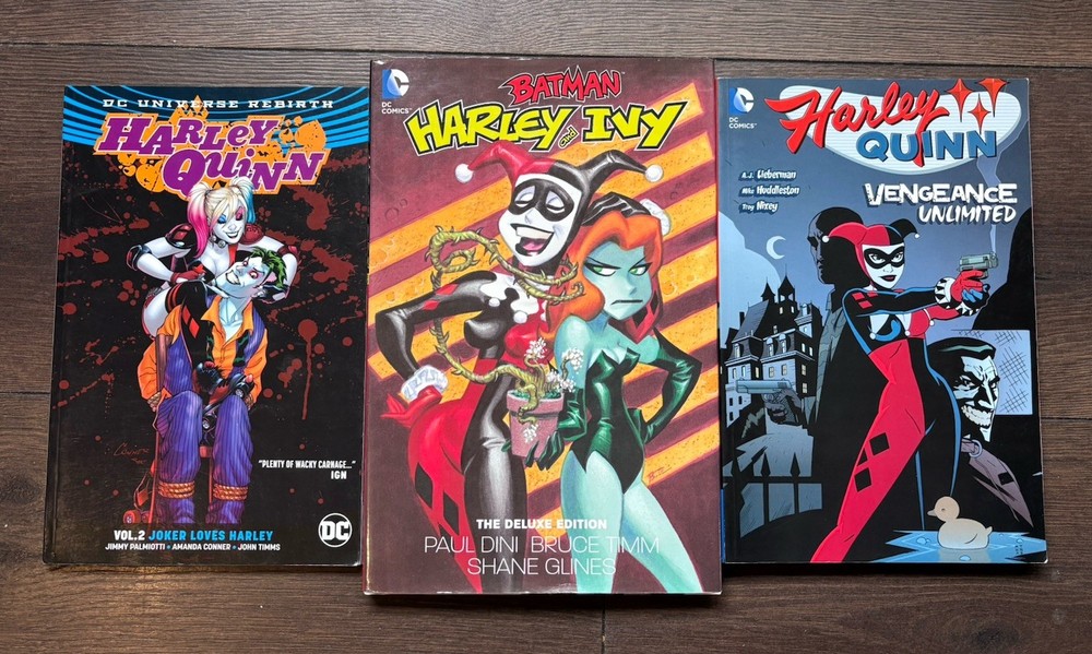 DC Comics  Lot 3 Harley Quinn And Ivy Books