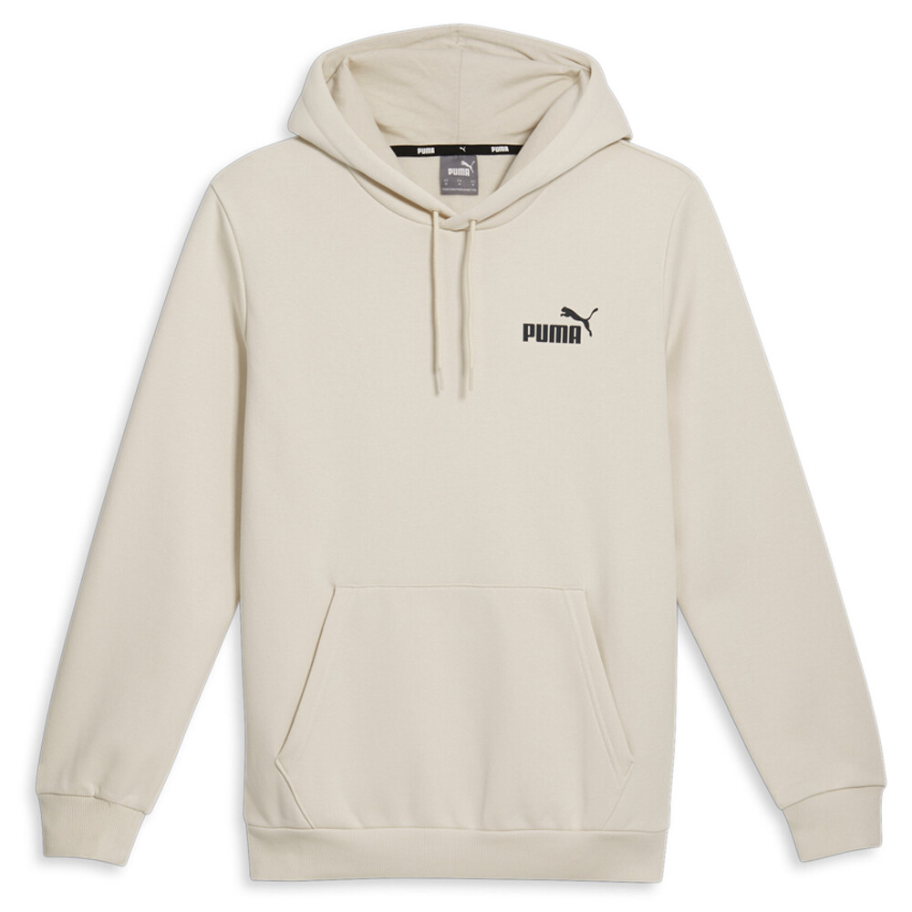 Puma Essentials Small Logo Hoodie for Men in Beige Casual Outerwear 67805787