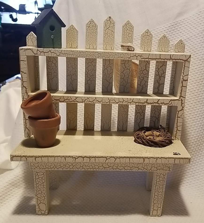 NOS BoydsCollectionPotting Bench 654851 AccessoryDisplayDecorGarden9 1/2