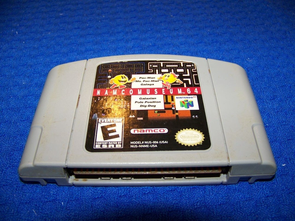 Authentic Nintendo 64 NAMCOMUSEUM 1995 Game Cartridge Untested N64