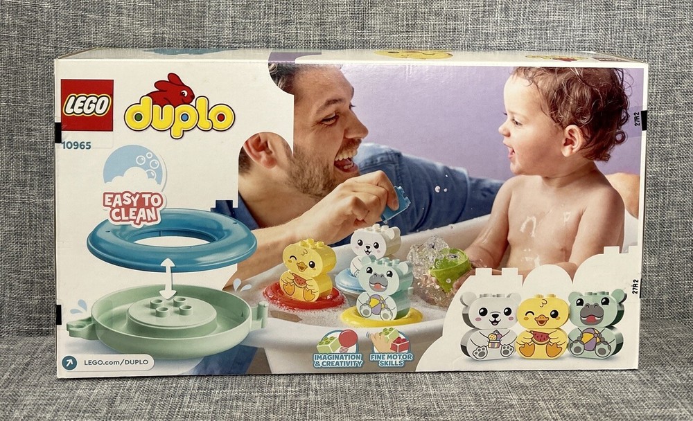 LEGO DUPLO Bath Time Floating Animal Train Toy for Toddlers 1+ #10965