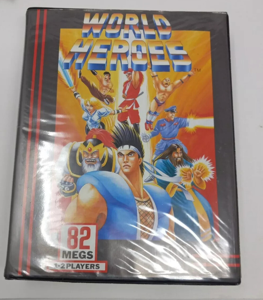 World Heroes (Neo Geo, 1992) Working USA