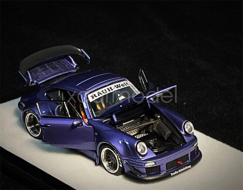 PGM 1:64 Scale Purple RWB 930 Classic Sports Diecast Metal Car Model