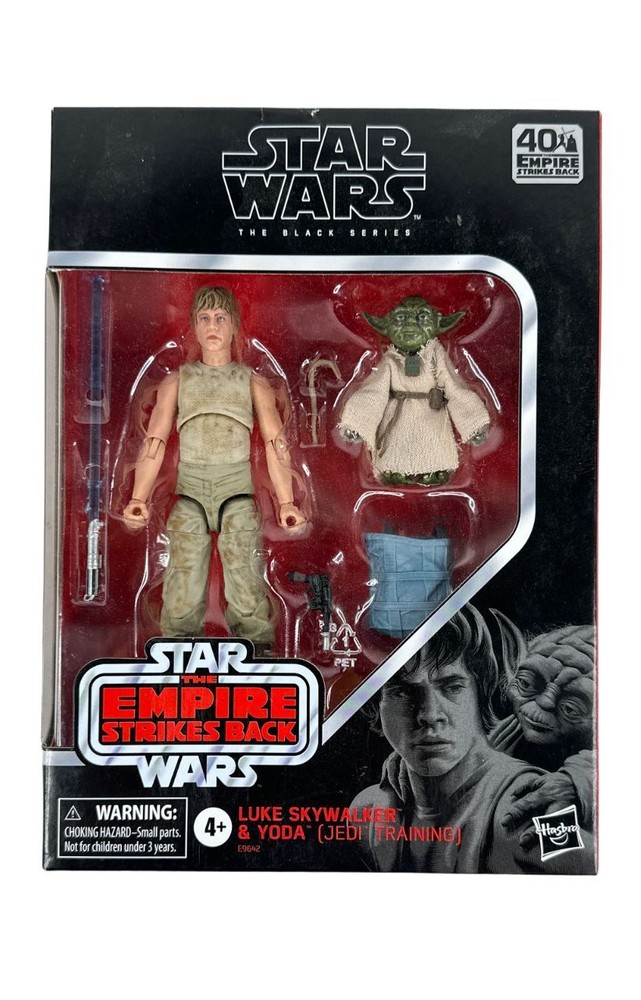 Star Wars The Black Series Luke Skywalker & Yoda Jedi Training.
