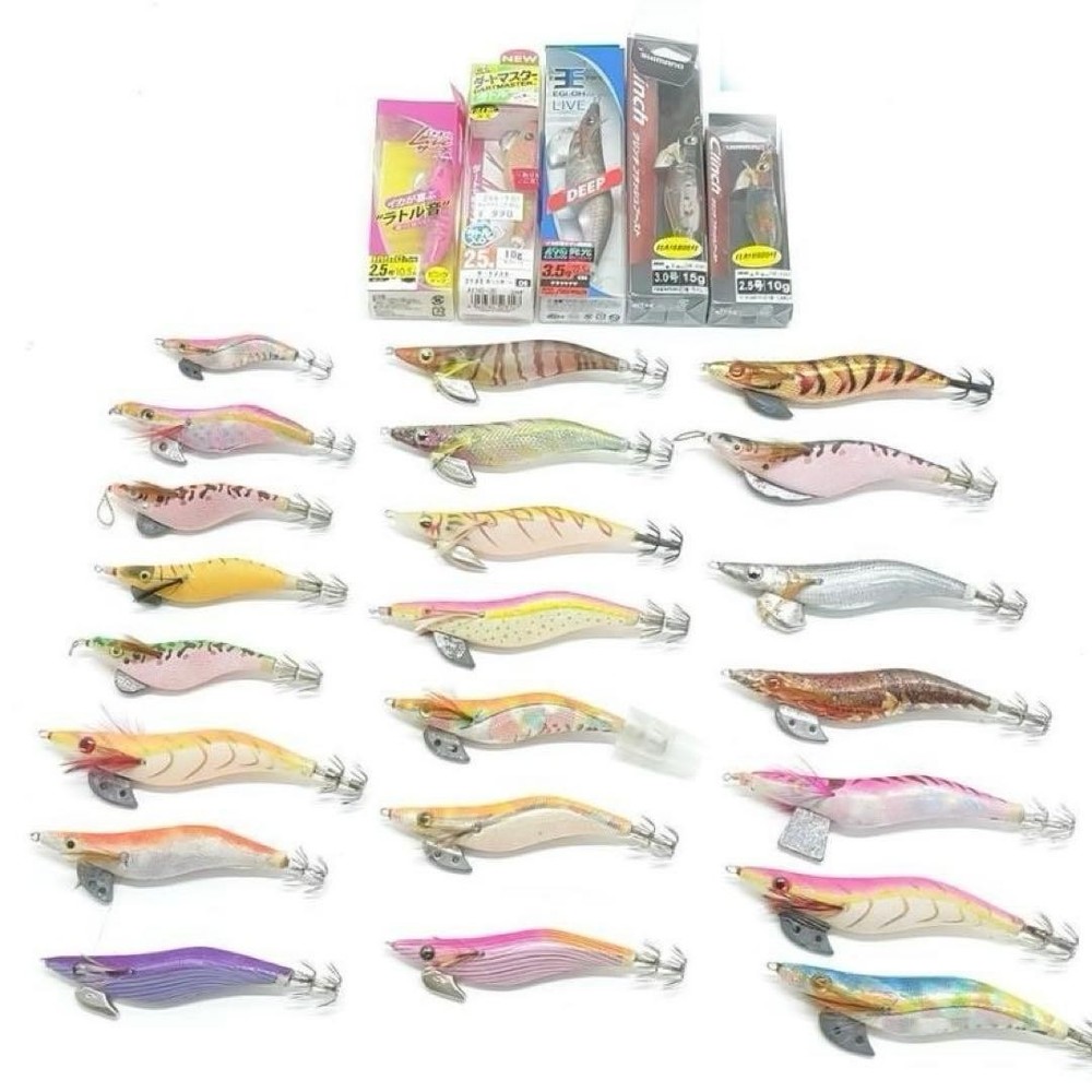 Fishing Lure Yamashita Egioh Live Search and others Egi summary set Total of 27