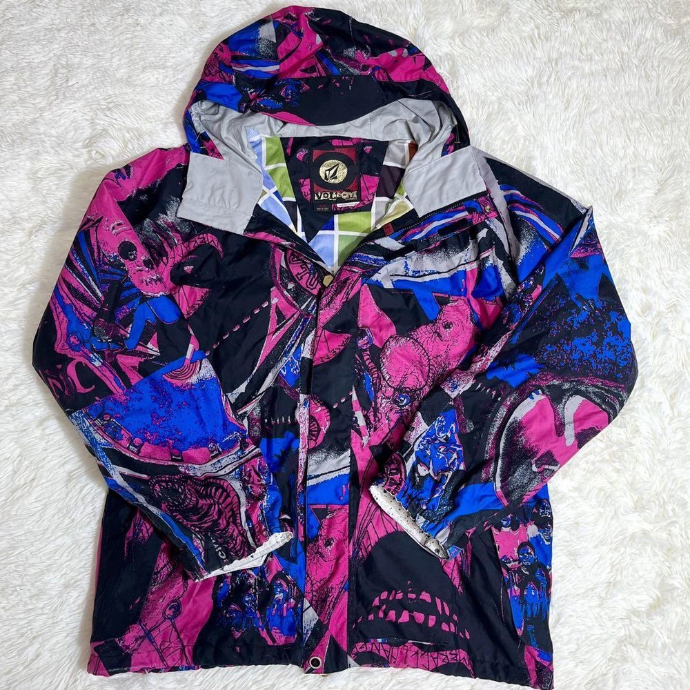 Volcom Snowboard Jacket Mens Size L Multicolor