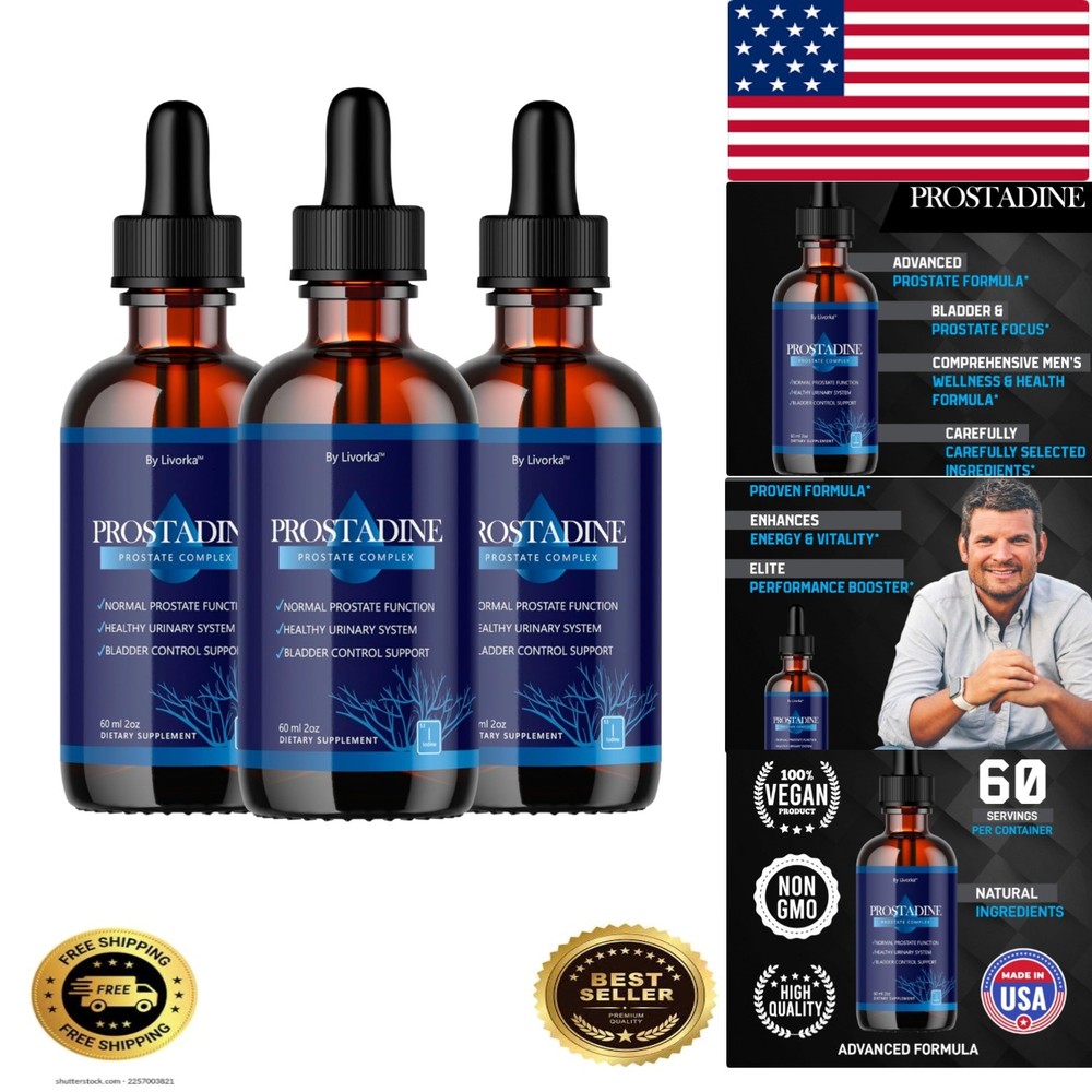 3 Pack Prostadine Drops - Official Drop Formula Prostadine for Men, Prostadin...