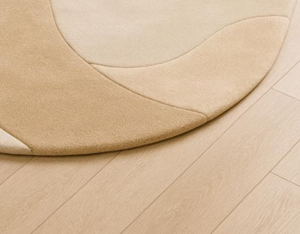 Hand-Tufted Round Wool Rug  for living room etc