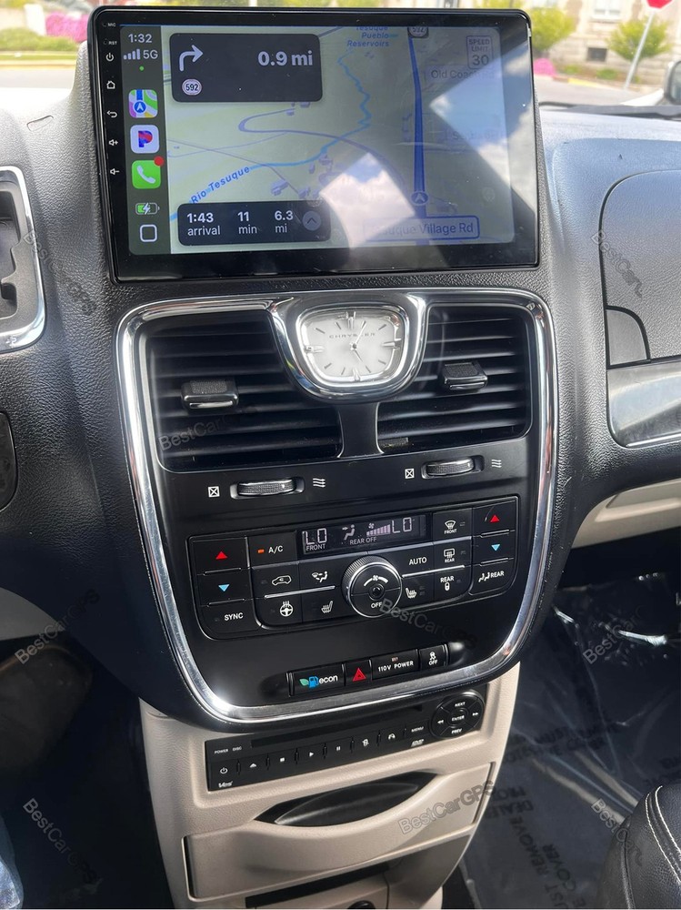 64G Carplay Android15 Car Stereo Radio GPS For Chrysler Town & Country 2008-2016