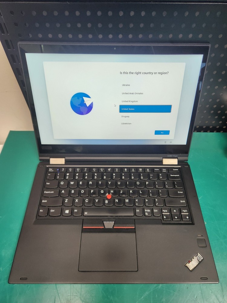 Lenovo X380 Yoga Touch Laptop i5-8350U 16GB RAM 256GB SSD Win 11 Pro