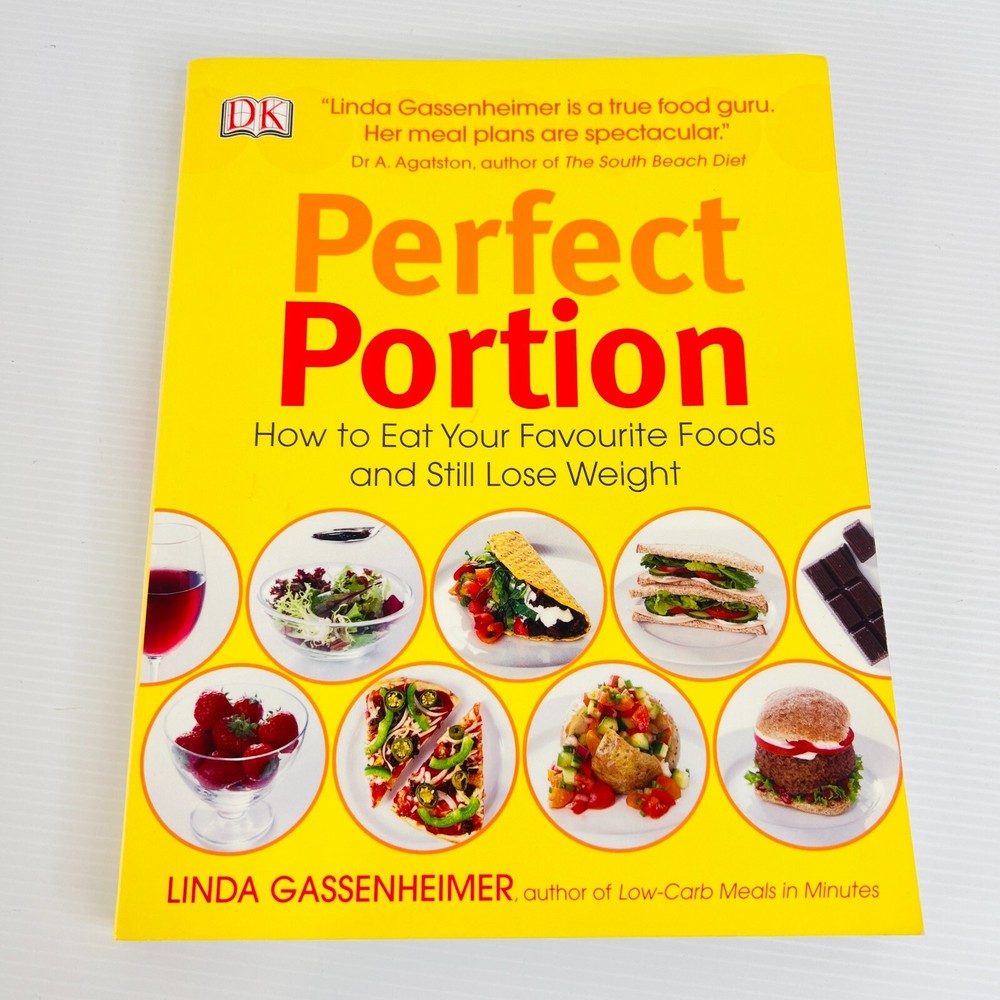 Perfect Portion Cookbook Paperback Book Linda Gassenheimer Weight Loss Dieting