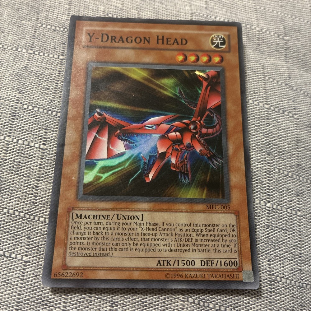 Yugioh Y-Dragon Head LCKC-EN006 Ultra Rare 1st Edition Near Mint