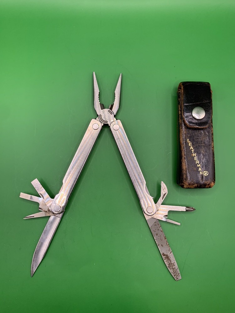 Leatherman Original Classic PST Stainless Steel Multi-Tool with Sheath USA Made  