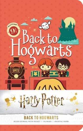 Harry Potter Back to Hogwarts Ruled Pocket Journal by Insight Editions Pre-Owned