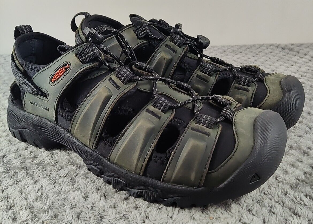 KEEN Men's Targhee III Closed-Toe Hiking Sandals Size 9 Gray Black 1022428