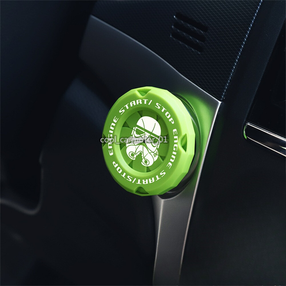 Star Wars Stormtrooper Engine Start Stop Button Cover Green Clone Trooper