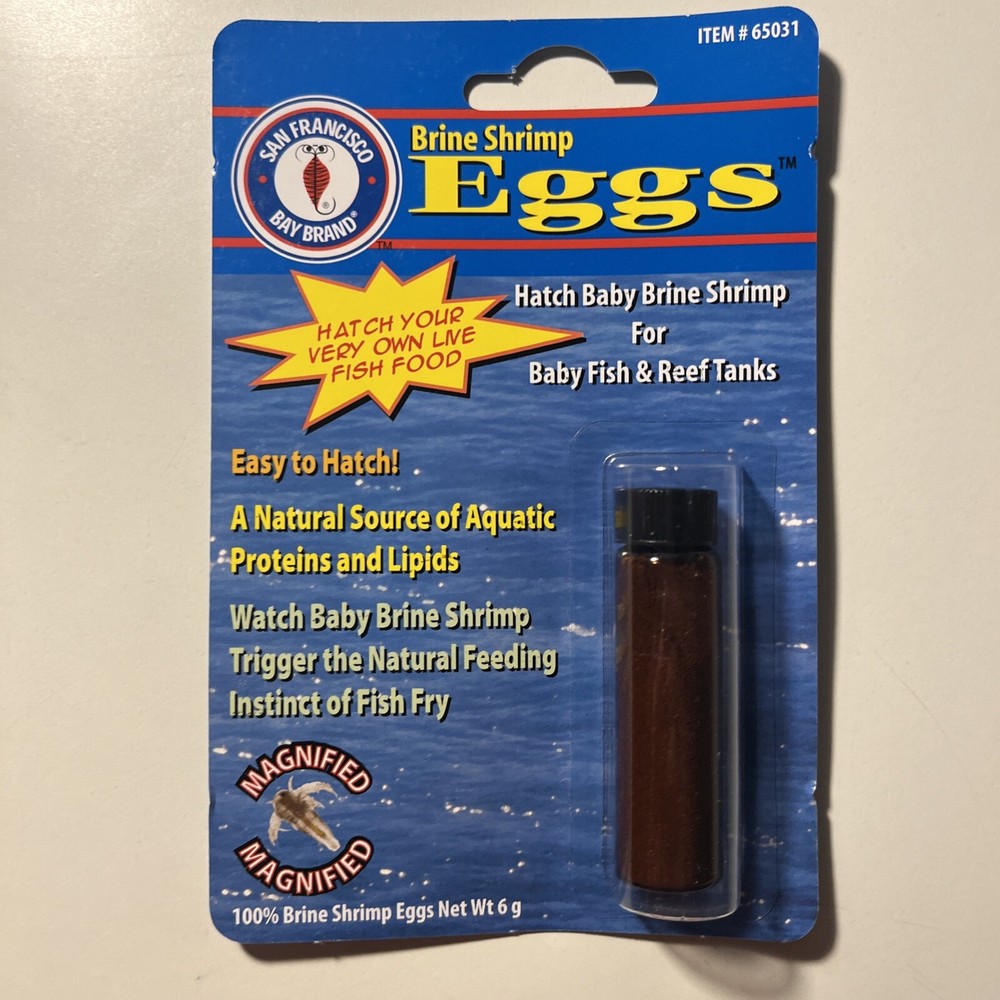 San Francisco Bay Brand Brine Shrimp Eggs Live Fish Food 6 g