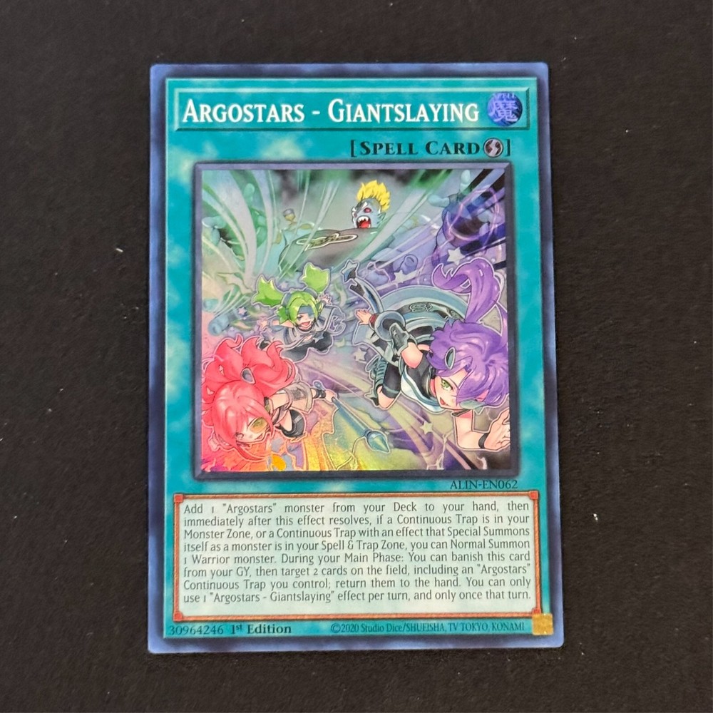 Argostars - Giantslaying ALIN-EN062 Alliance Insight Super Rare