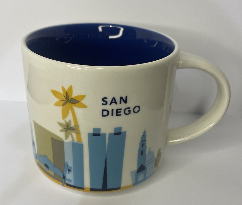Starbucks San Diego You Are Here 14oz Coffee Mug 2016 Collection