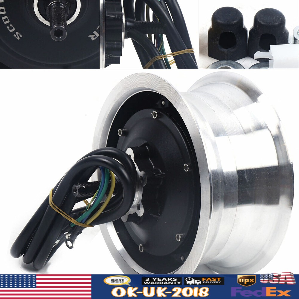 11INCH Electric Scooter BRUSHLESS MOTOR WHEEL HUB For ELECTRIC SCOOTER 60V 2800W