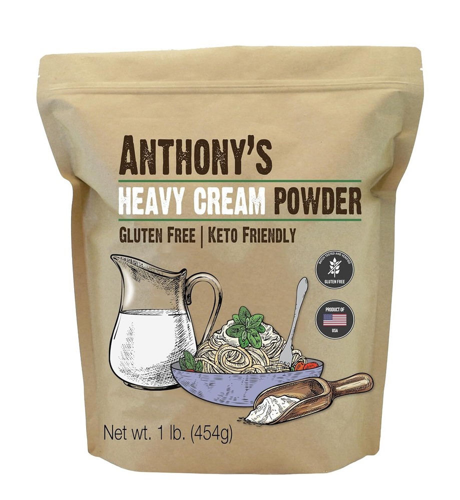 Anthony's Gluten-Free Non-GMO Heavy Cream Powder 1 lb Pack