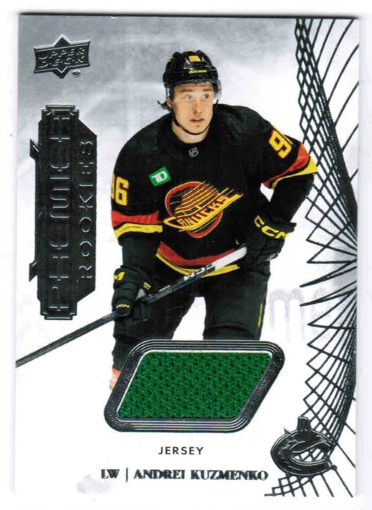 2022-23 Upper Deck Premier - Rookies Jersey #141 Andrei Kuzmenko (MEM, RC)