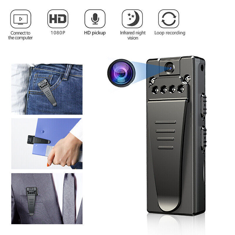 1080P Mini Camera DVR Night Vision Loop Recording Video Recorder Pocket Camera