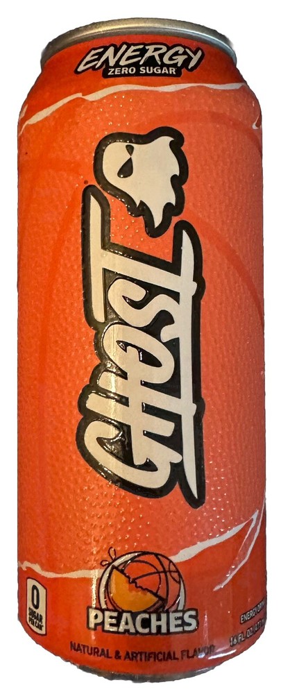 👻🍑 GHOST ENERGY PEACHES LIMITED TIME FLAVOR 1 UNOPENED CAN IN-HAND SHIP ASAP-image