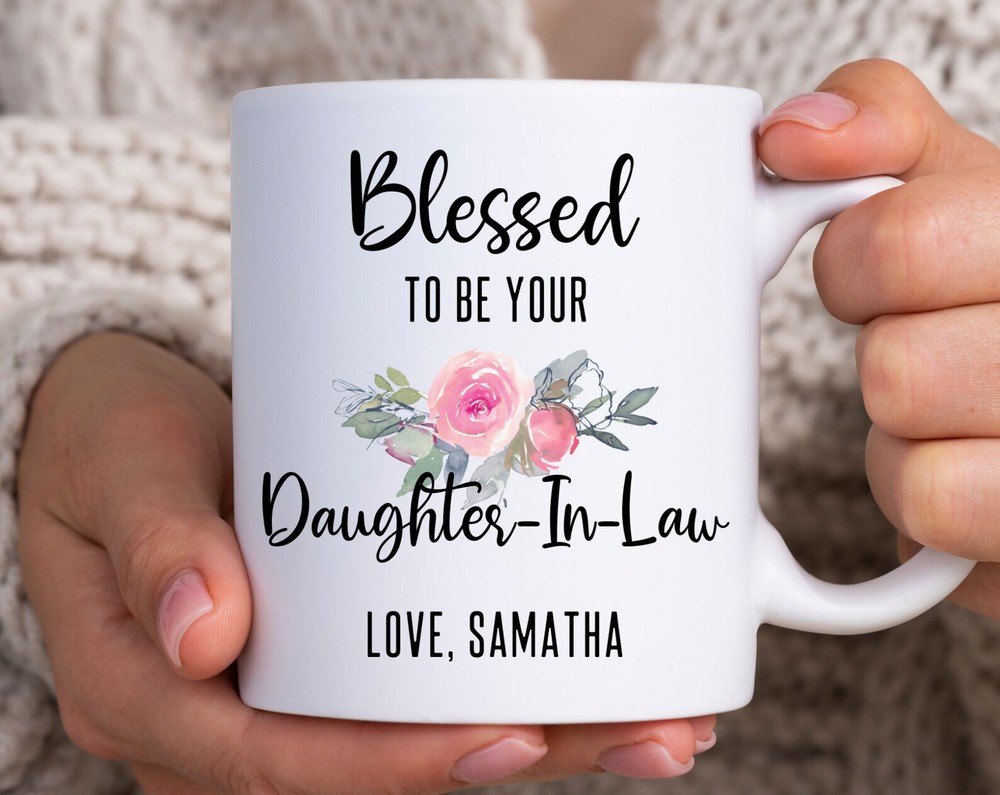 Personalized Mug For Mother In Law Future Mother In Law Gift Blessed To Be Your