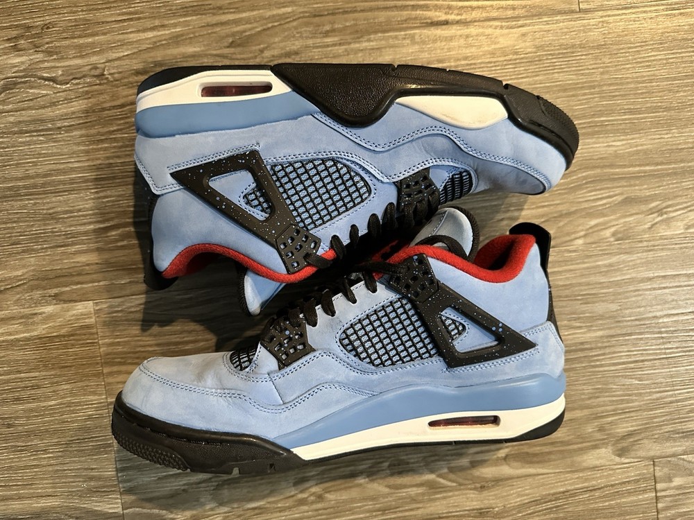 Travis Scott Jordan 4 in University Blue