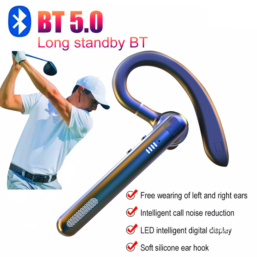 Wireless Trucker Bluetooth 5.0 Headset with Noise Cancelling Mic for Phone & PC