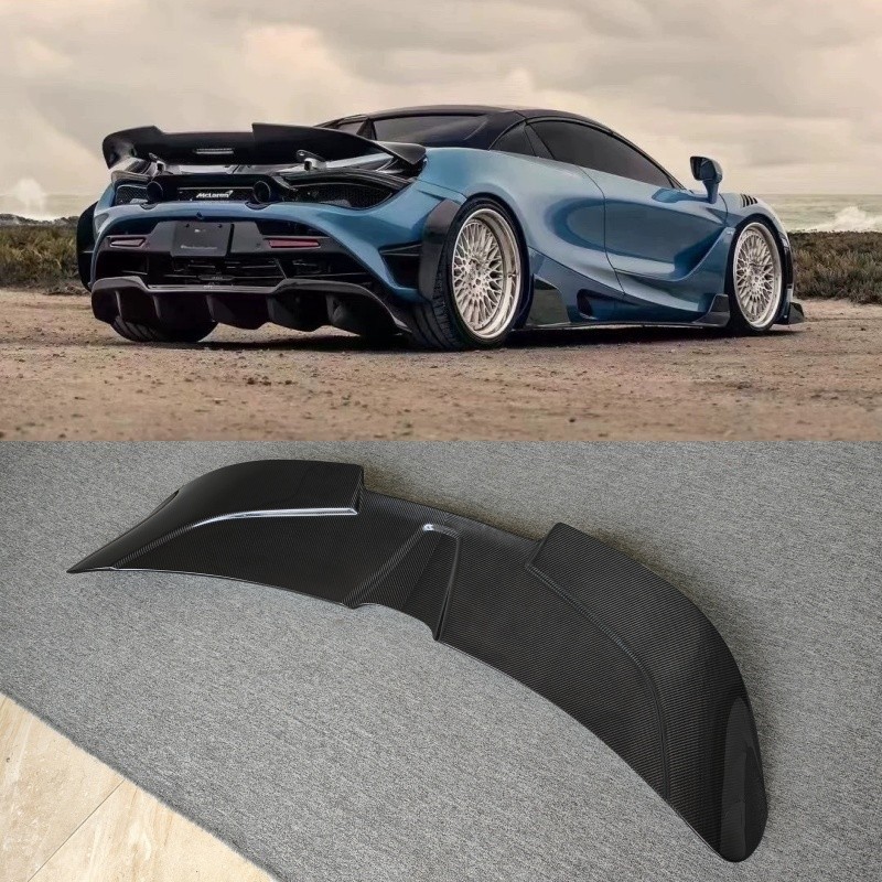 REAL CARBON FIBER REAR TRUNK SPOILER WING LIP FOR MCLAREN 720S RYFT STYLE