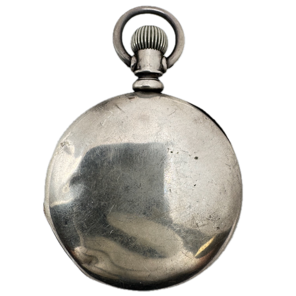 Antique 18s Fahys Monarch 4 Ounce Open Face Pocket Watch Case Coin Silver USA