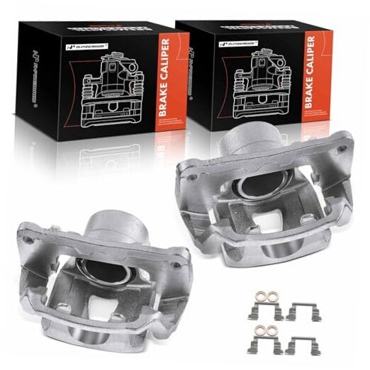 Disc Brake Caliper Assembly with Bracket Front Driver and Passenger Side