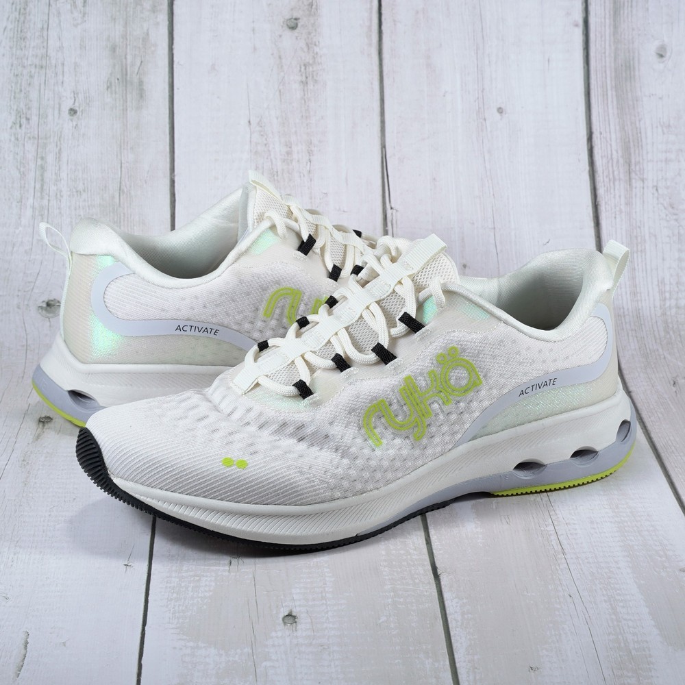 Ryka Women's Activate Walking Shoe White Multi 10 W