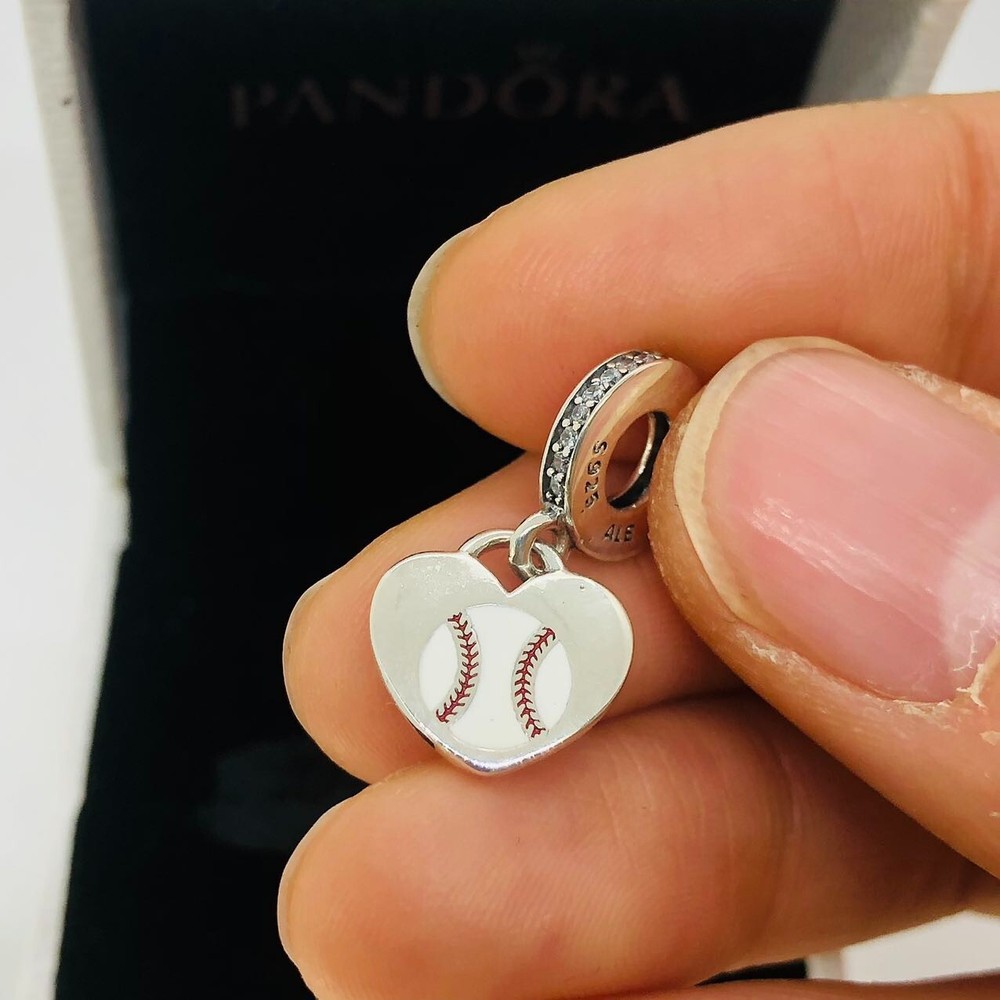 Pandora Wisconsin State Dangle Charm Wisconsin baseball Charm