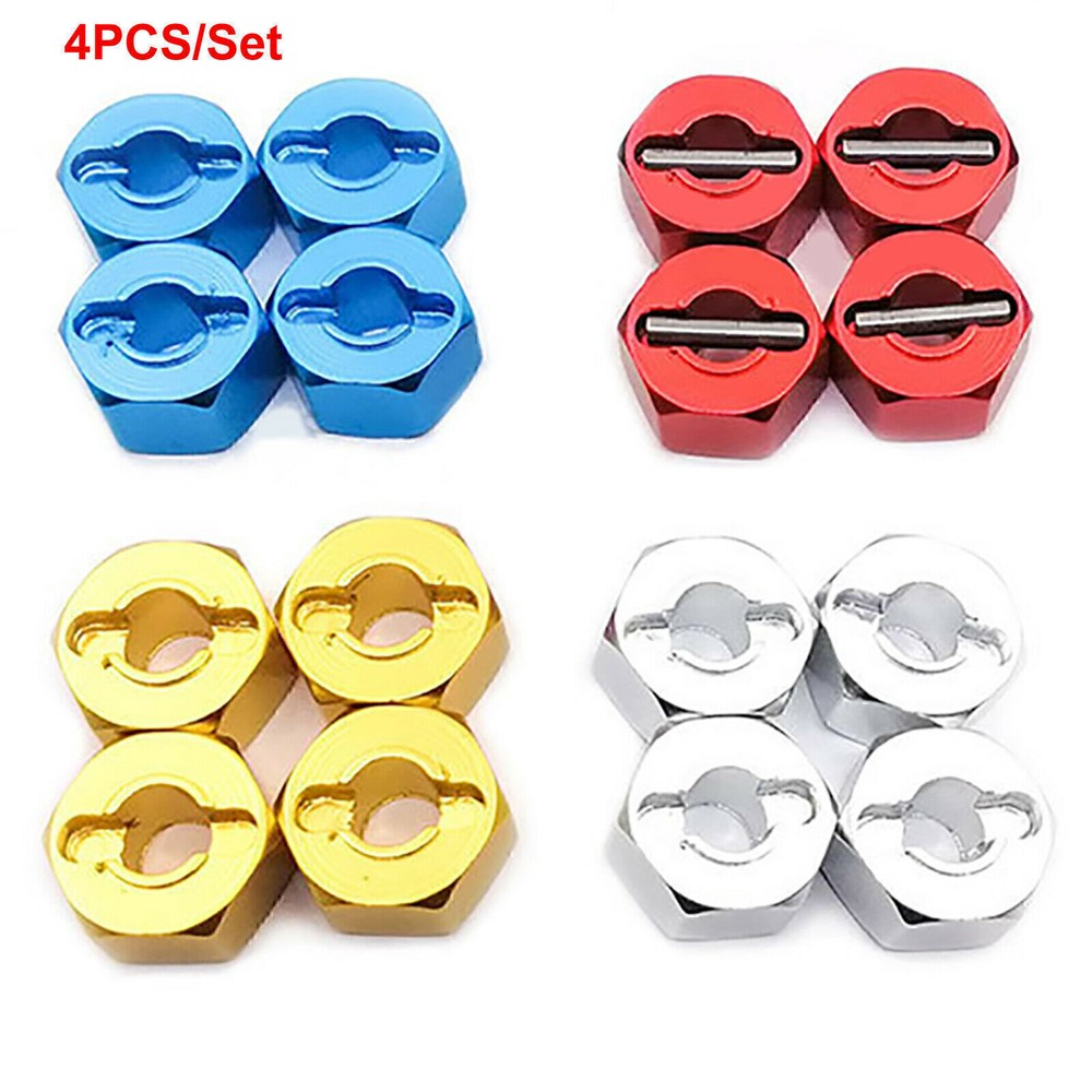 4PCS Wheel Hex Mount for TRAXXAS SLASH 4X4 Short Truck RC Car Upgrade Parts