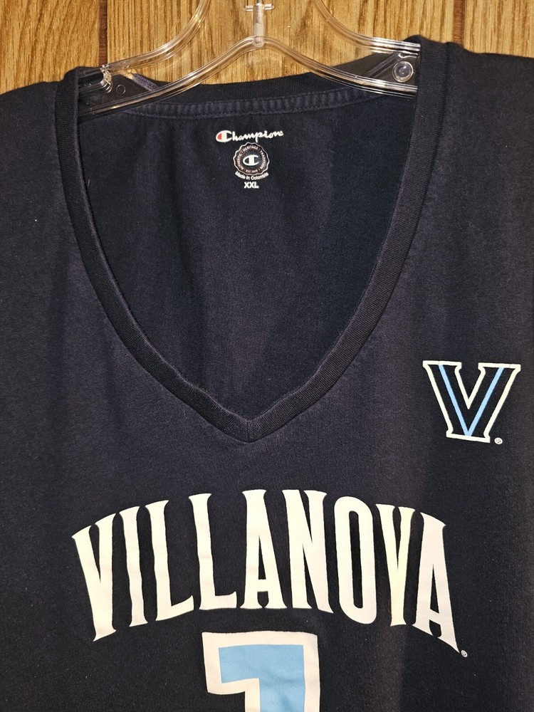 Villanova University Champion 2xl Xxl Womens Blue Graphic Logo Tshirt NCAA