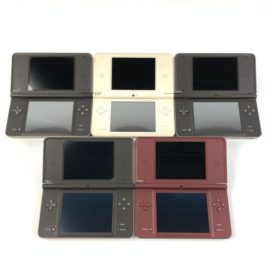 Nintendo DSi LL XL UTL-001 JPN Console Lot of 5 Untested For Parts Repair 2096UG