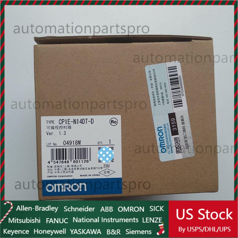 1PC Omron CP1E-N14DT-D PLC Module New In Box  CP1EN14DTD US Free TAX