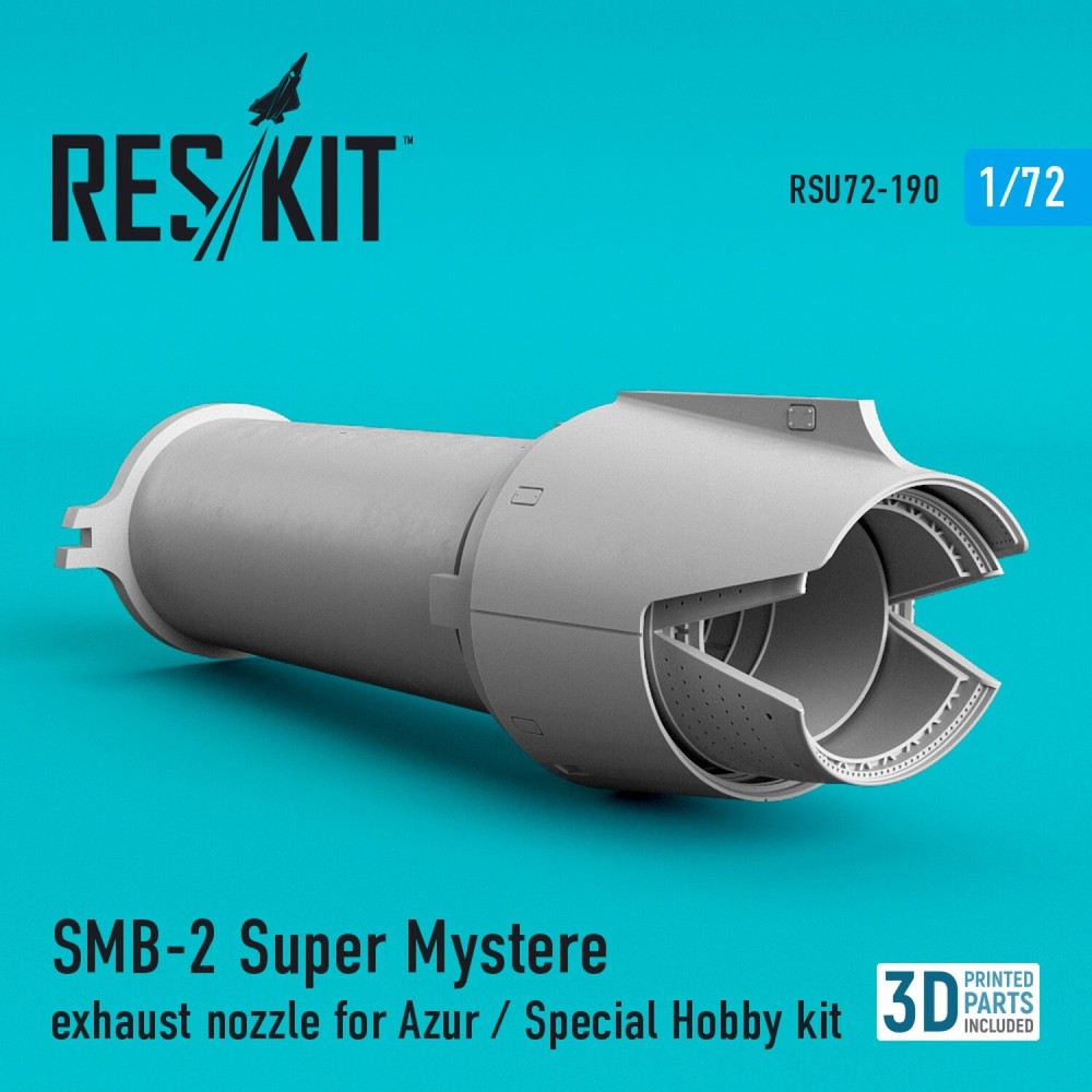 1:72 Scale ResKit RSU72-0190 SMB-2 Super Mystère Detail Set for Azur/Special Hobby