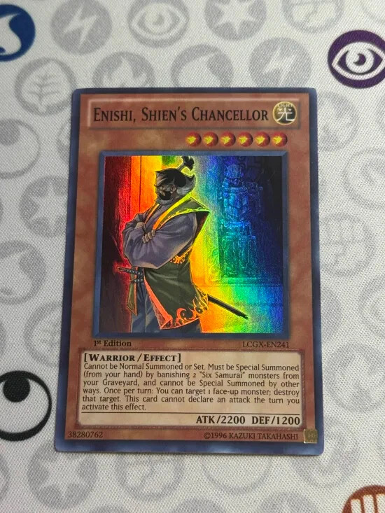 Enishi Shiens Chancellor LCGX-EN241 Super Rare NM Yugioh Card