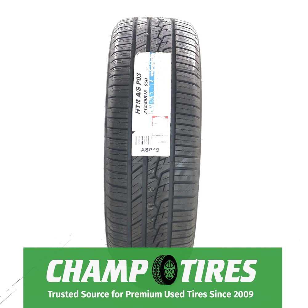 Set Of 2 P215/55R18 Sumitomo NEW HTR A/S PO3 95 H New 10/32nds