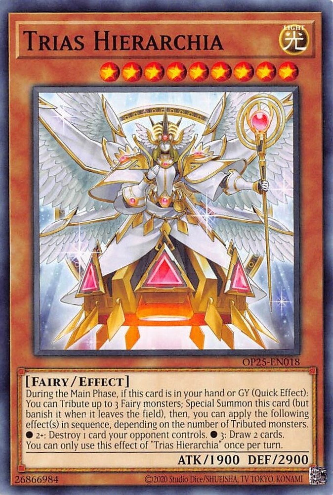 Trias Hierarchia OP25-EN018 OTS Tournament Pack 25 Unlimited Edition