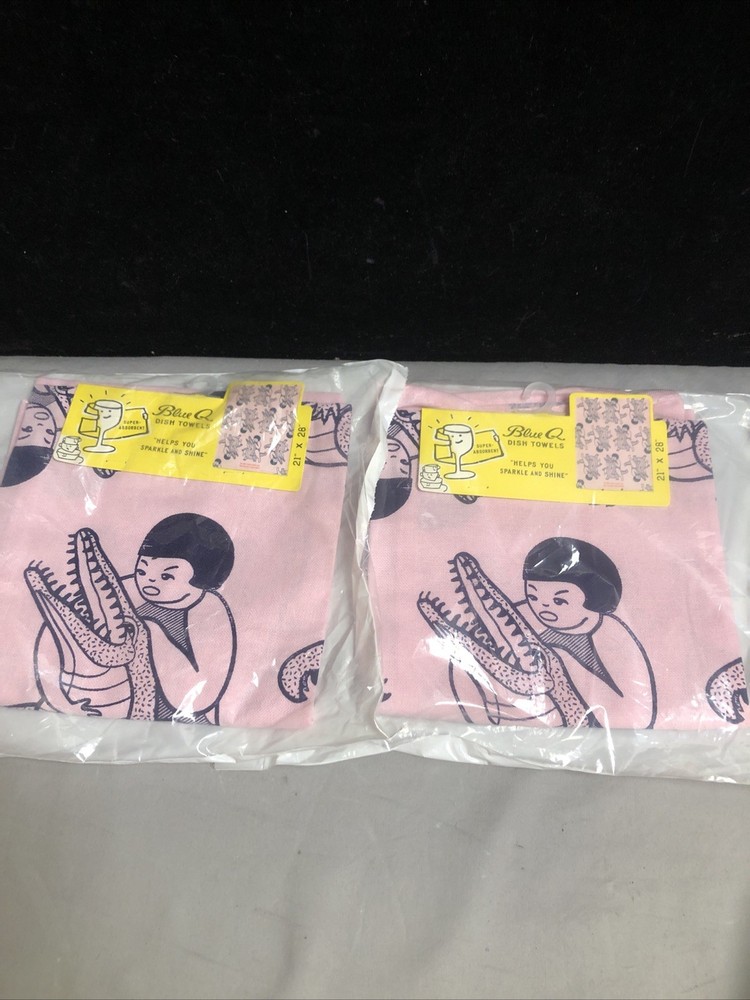 Blue Q 21x28 Tea Dish Towel Soft Absorbent Kitchen Towel  