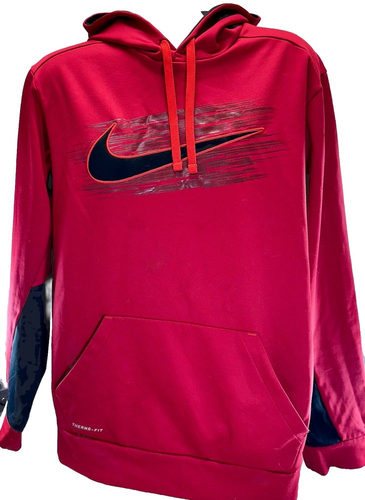 Nike Therma-Fit Men's Large Hoodie - Red