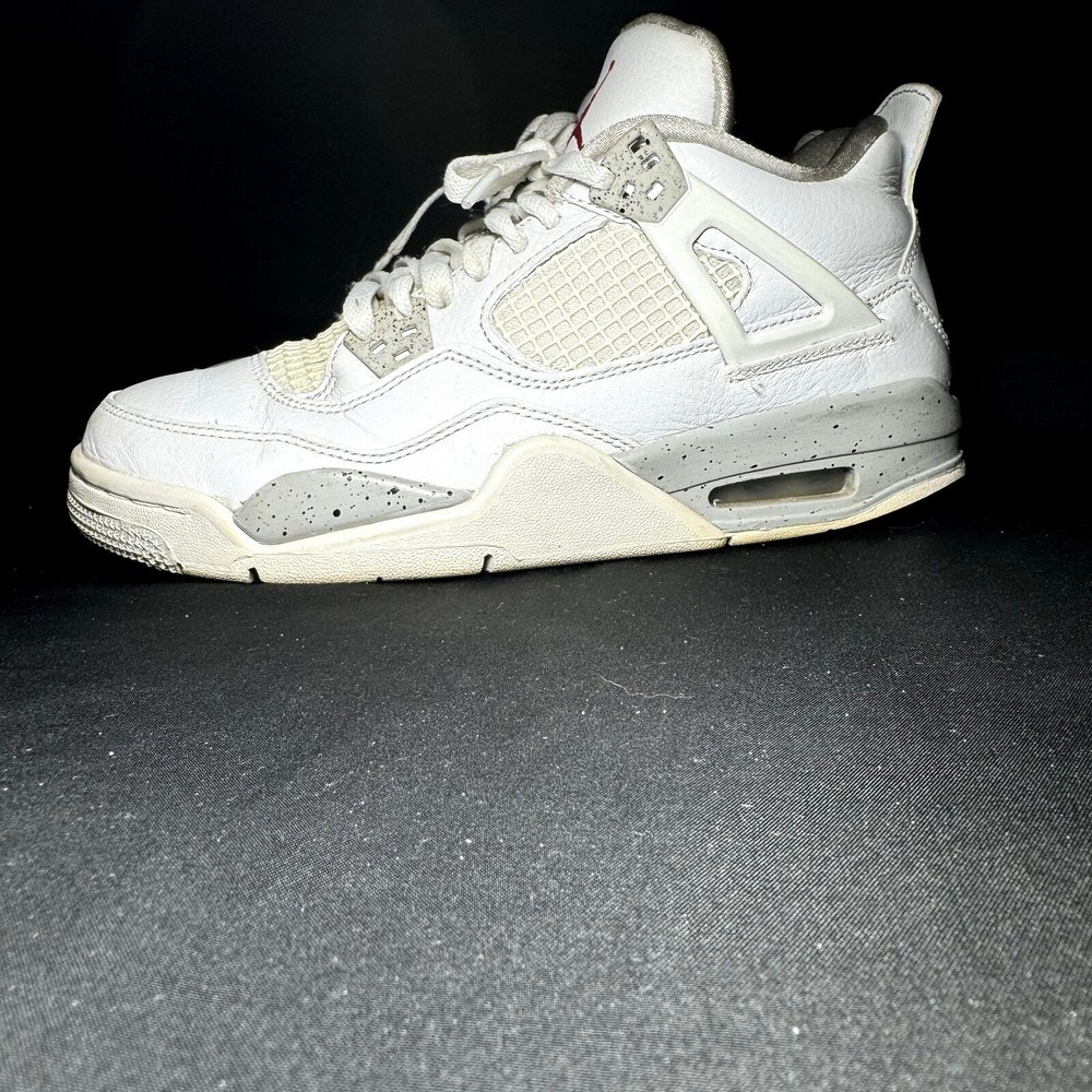 Nike Air Jordan 4 Retro GS White Oreo Men's Shoes - Size 7 - DJ4699 100